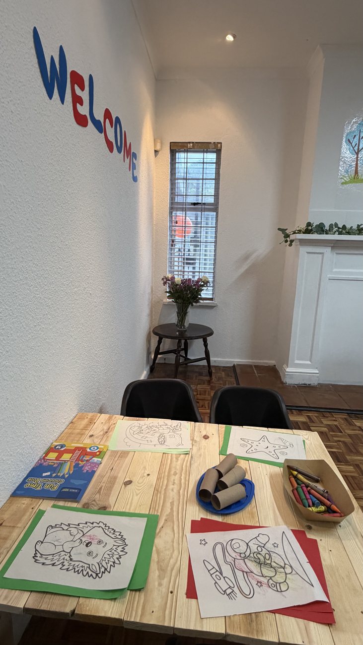 The Dewdrop welcome room