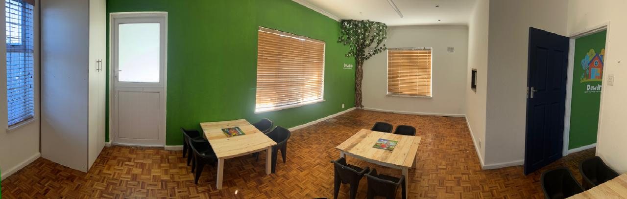 Panoramic view of a Dewdrop classroom