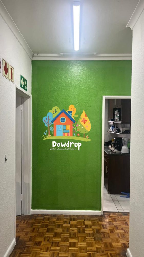 Inside the Dewdrop entrance